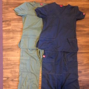 Dickies scrubs - top and bottom